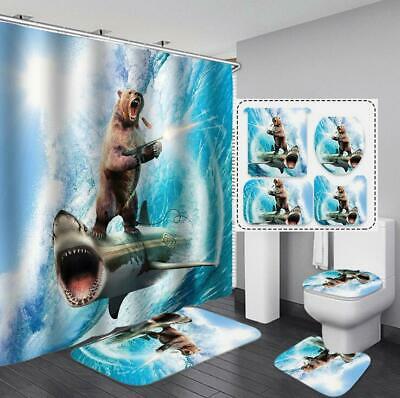 Detail Bear And Shark Shower Curtain Nomer 14
