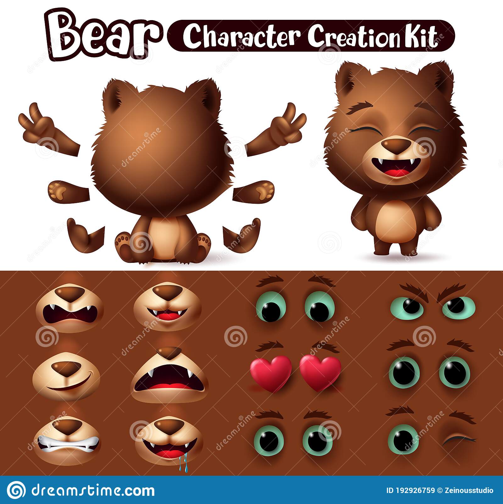 Detail Bear Mouth Clipart Nomer 29