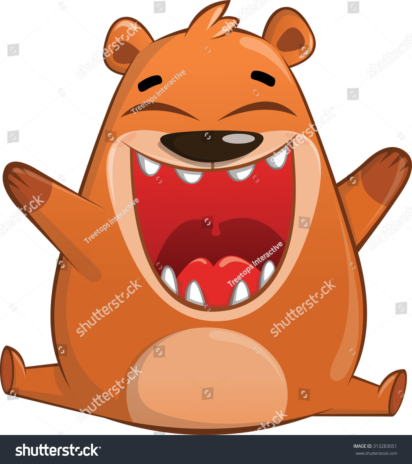 Detail Bear Mouth Clipart Nomer 7