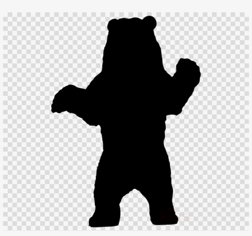 Detail Bear Silhouette Clipart Nomer 38