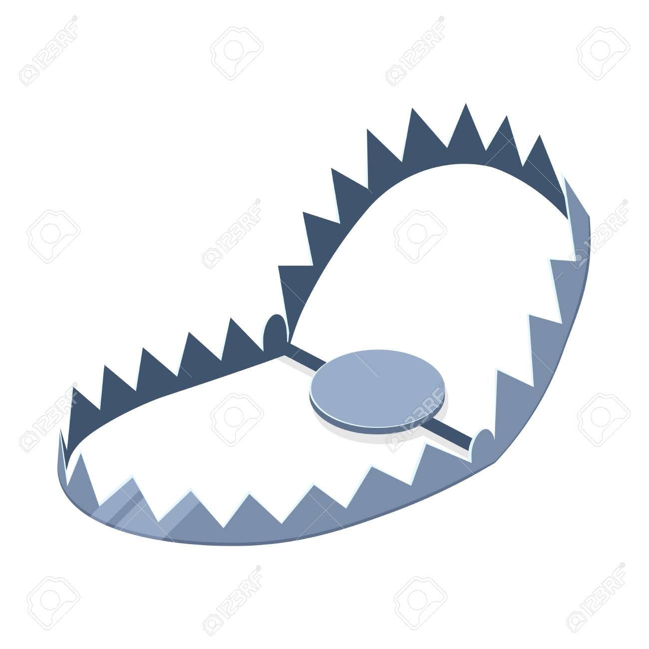 Detail Bear Trap Clipart Nomer 2