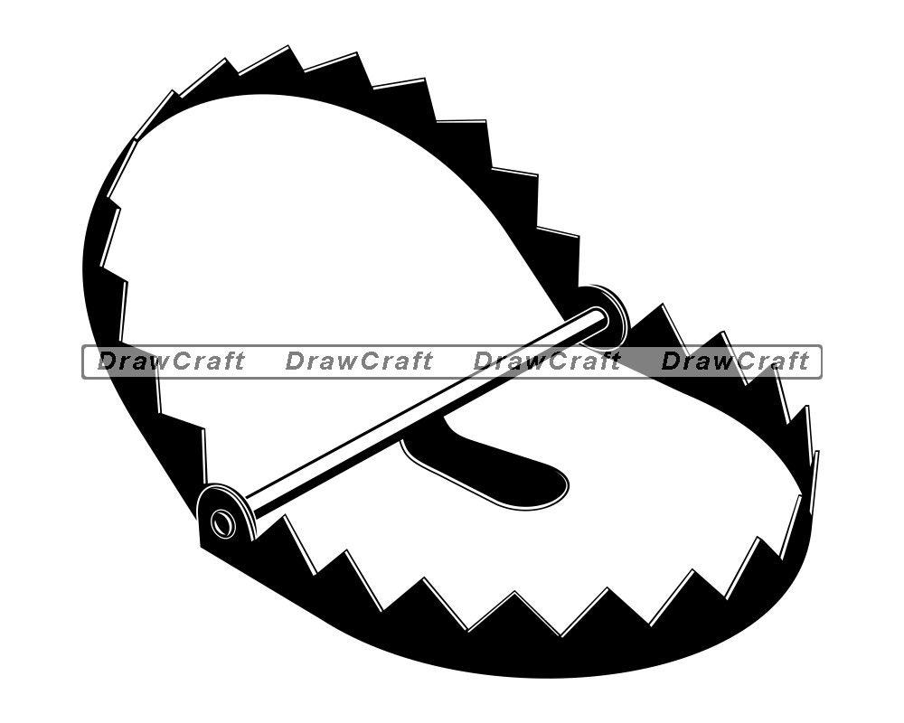 Detail Bear Trap Clipart Nomer 23