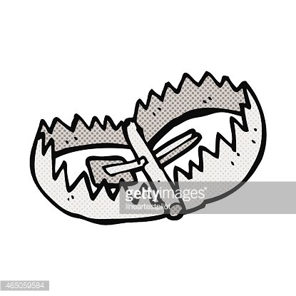 Detail Bear Trap Clipart Nomer 41