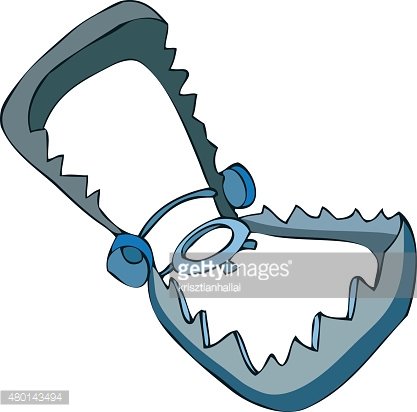 Detail Bear Trap Clipart Nomer 46