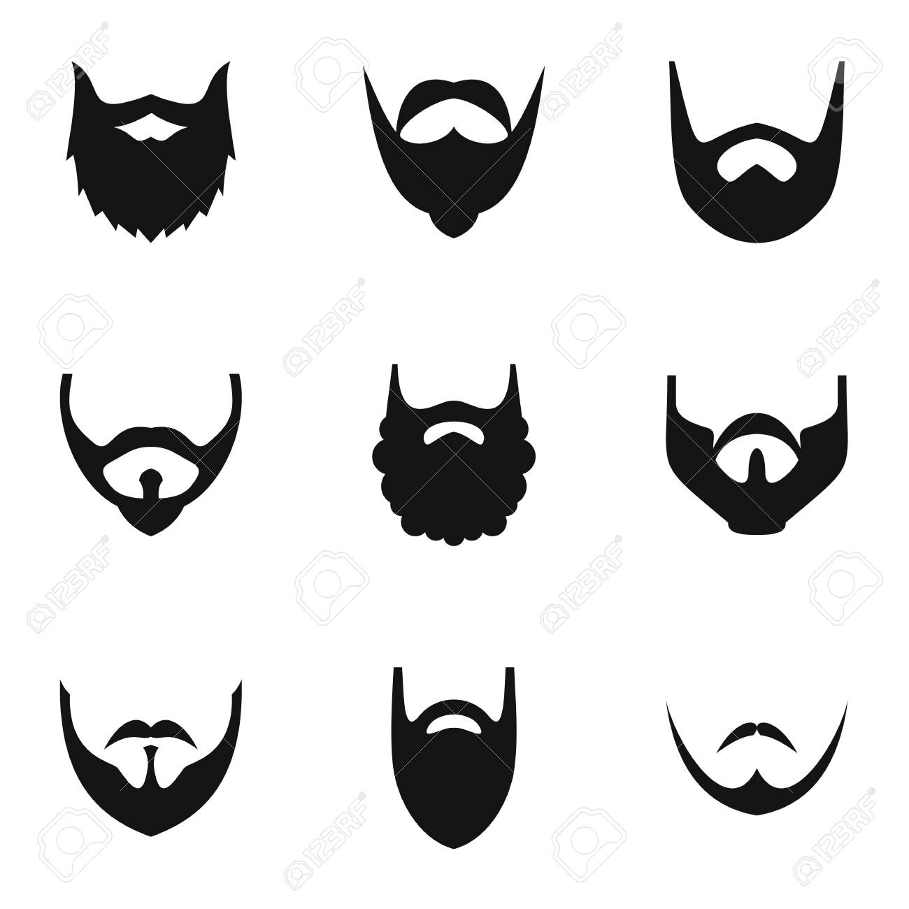 Detail Beard Icon Nomer 21