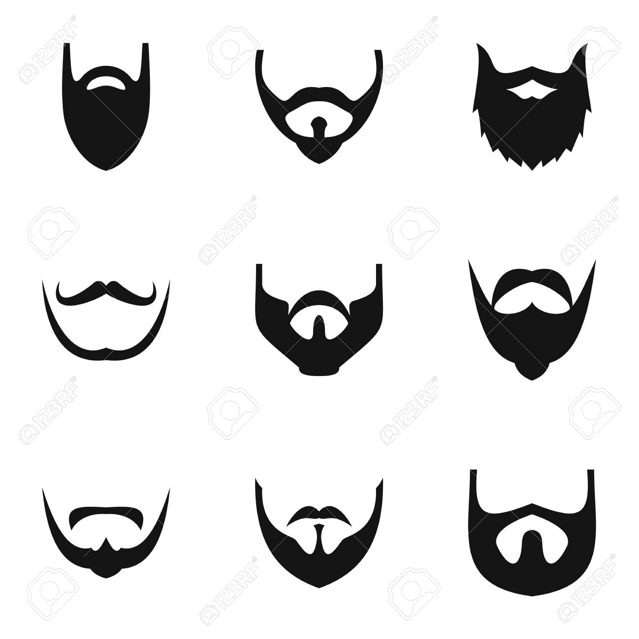 Detail Beard Icon Nomer 32