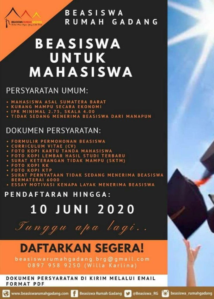 Detail Beasiswa Rumah Gadang Nomer 13