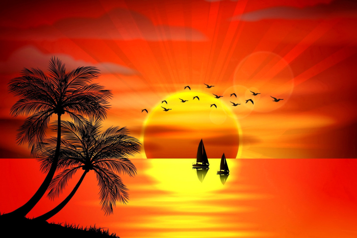 Detail Beautiful Sunset Wallpaper Nomer 44