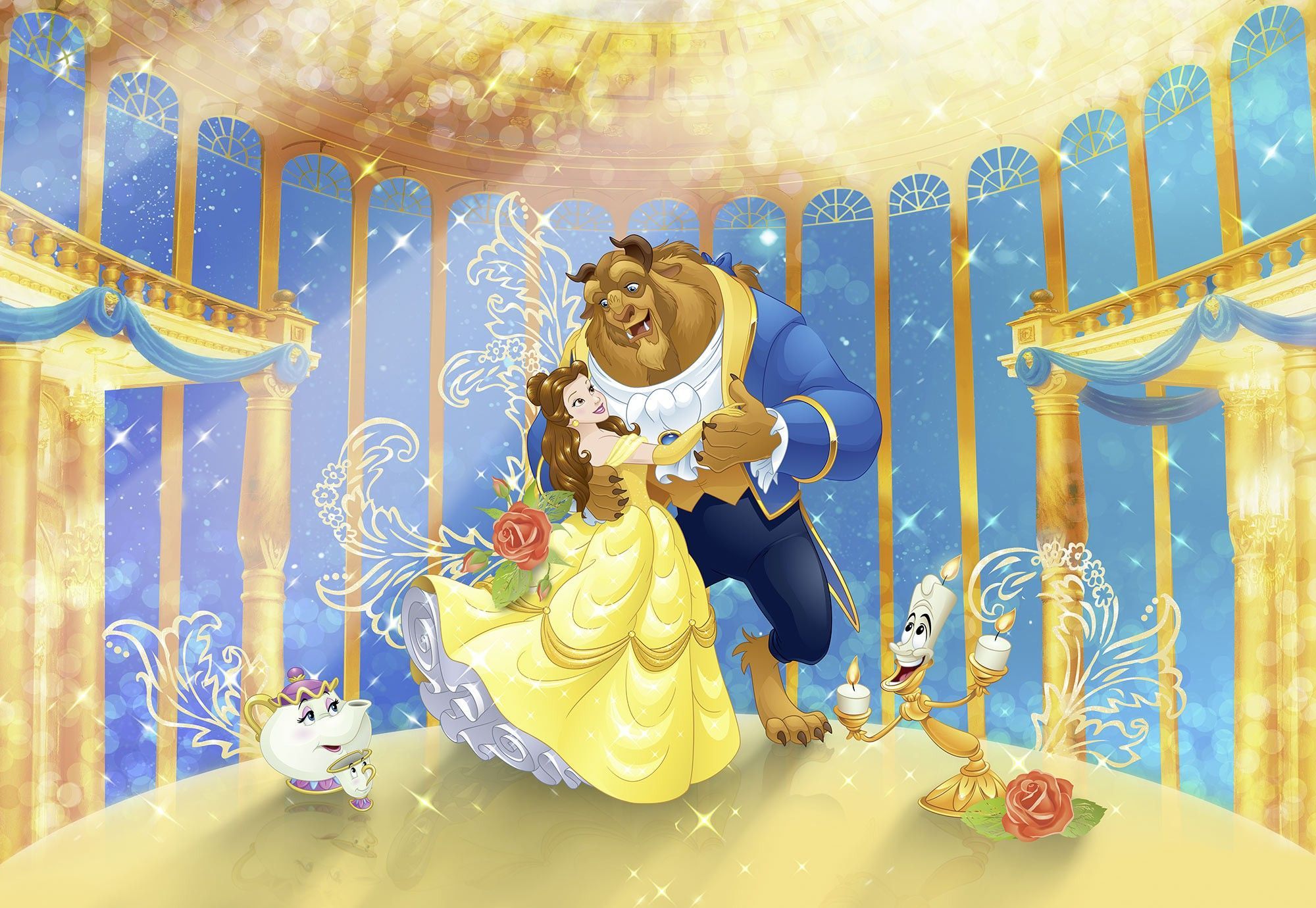 Detail Beauty And The Beast Background Nomer 21