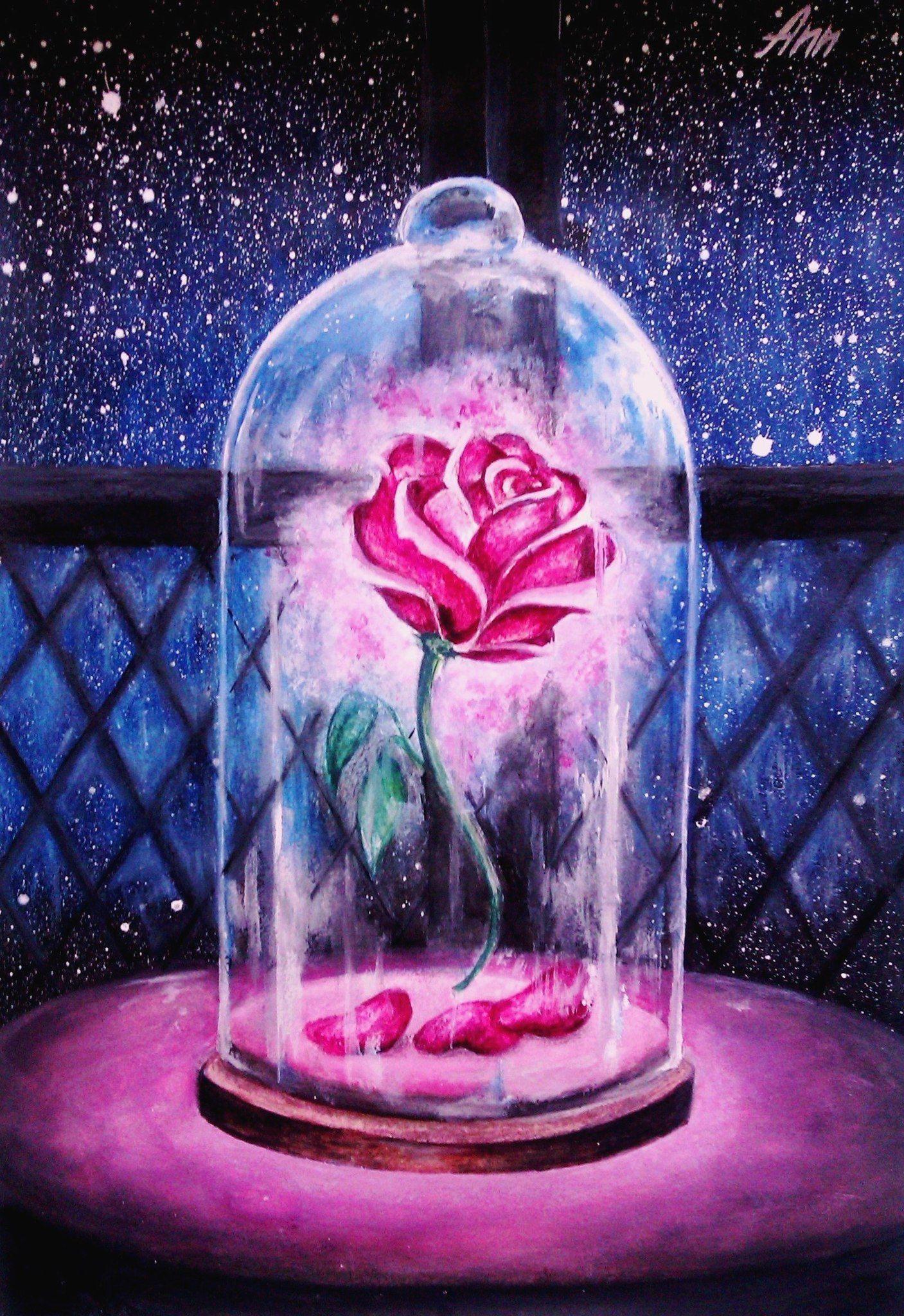 Detail Beauty And The Beast Rose Wallpaper Nomer 5