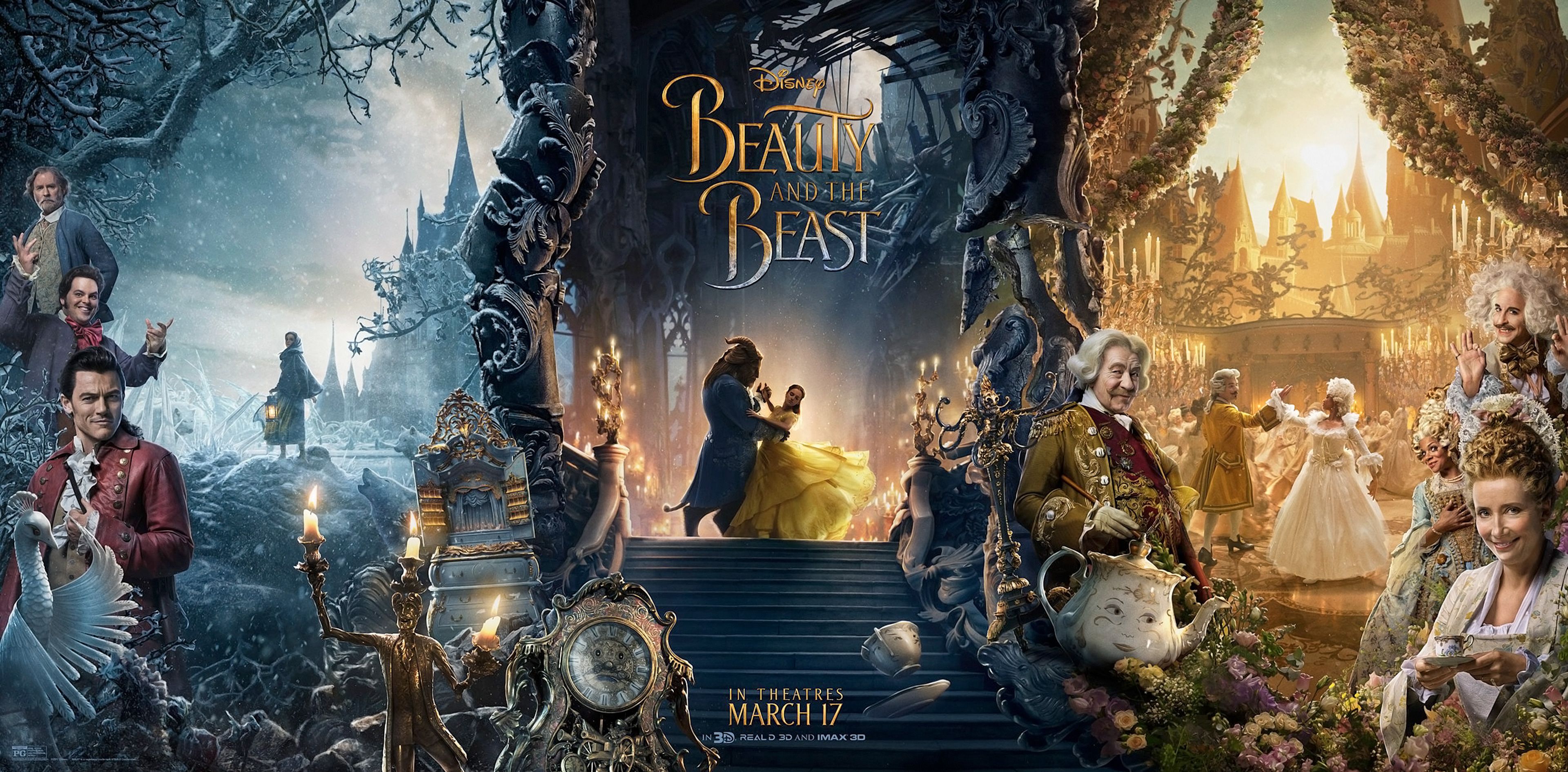 Detail Beauty And The Beast Wallpaper Nomer 4