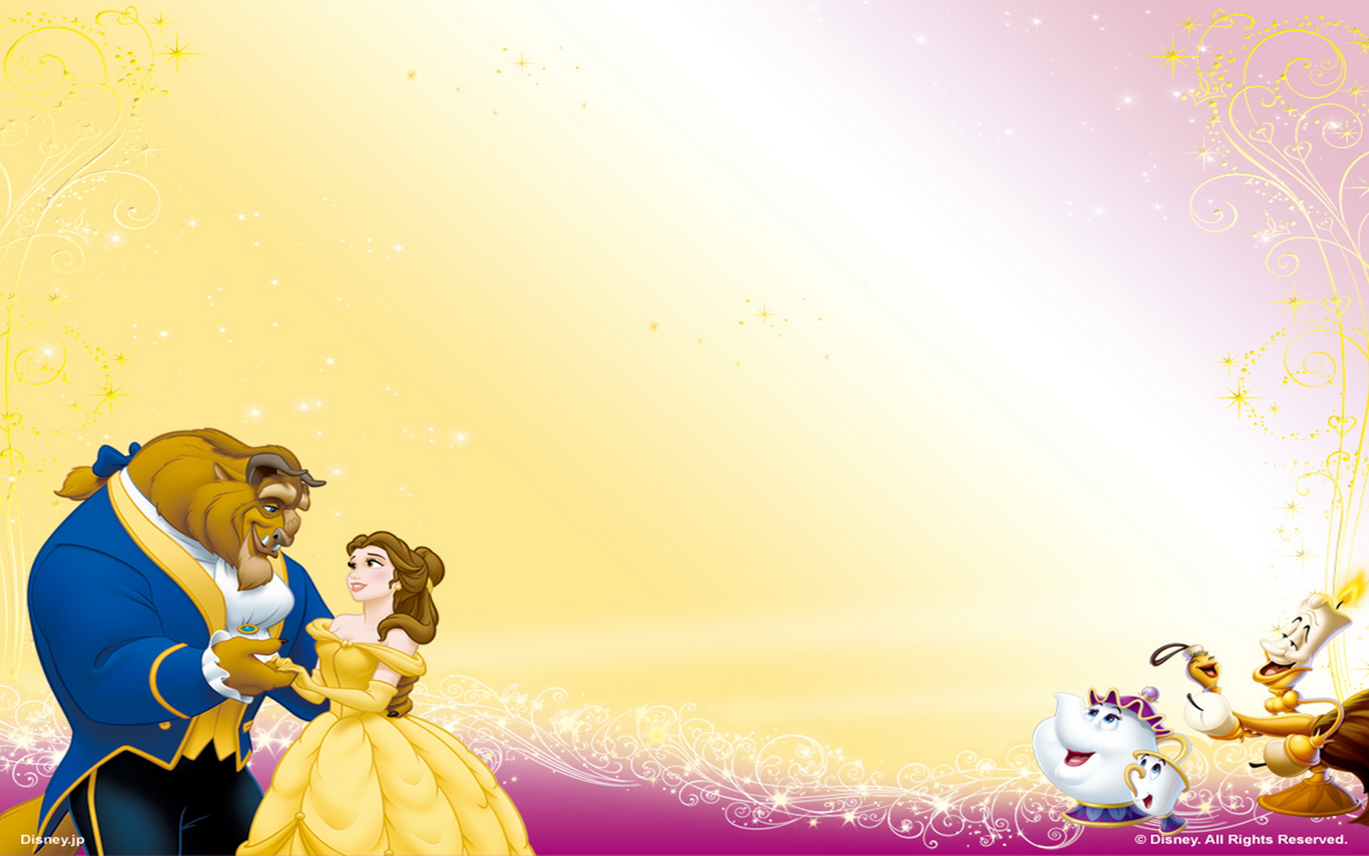 Detail Beauty And The Beast Wallpaper Hd Nomer 23
