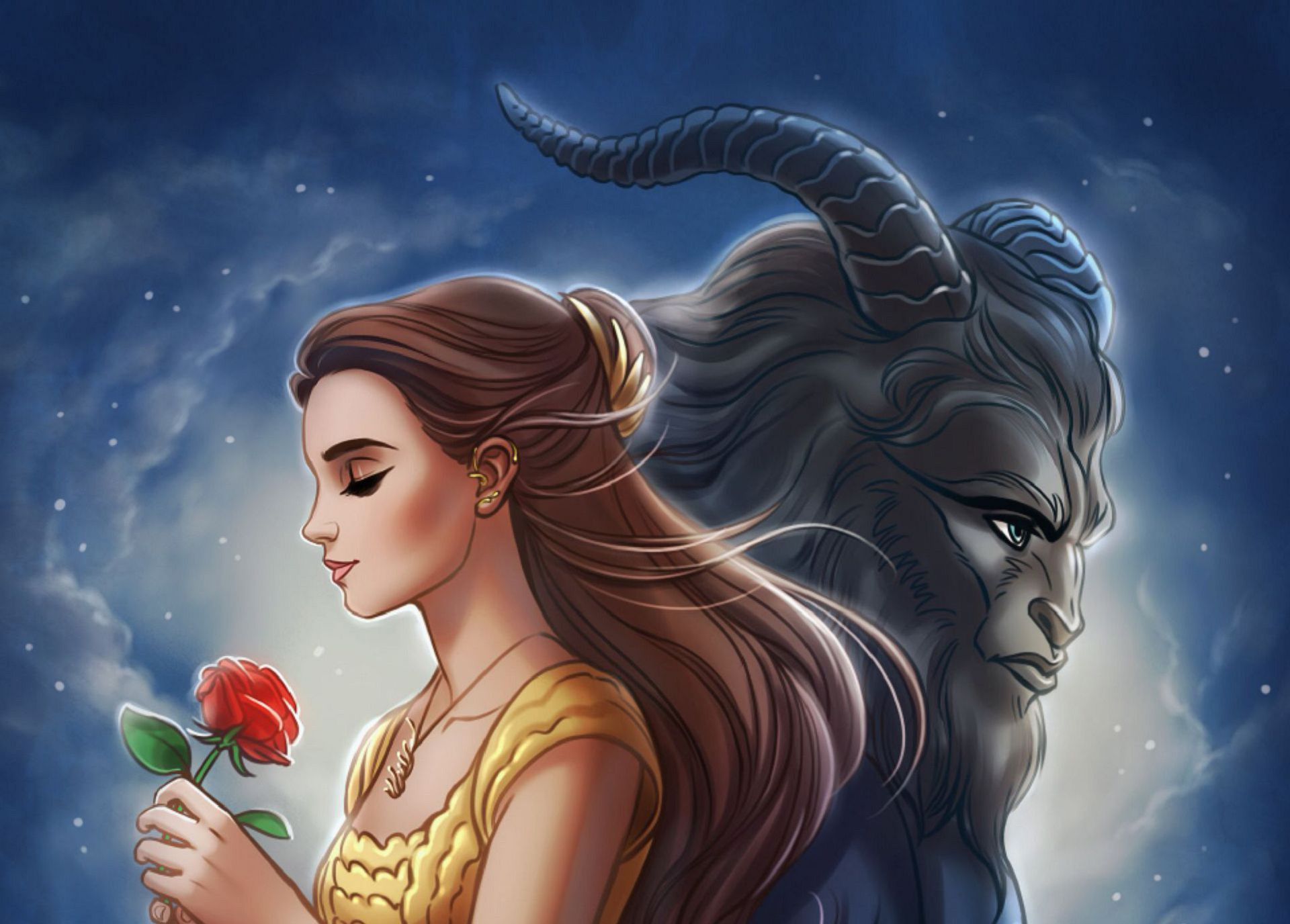 Detail Beauty And The Beast Wallpaper Hd Nomer 32