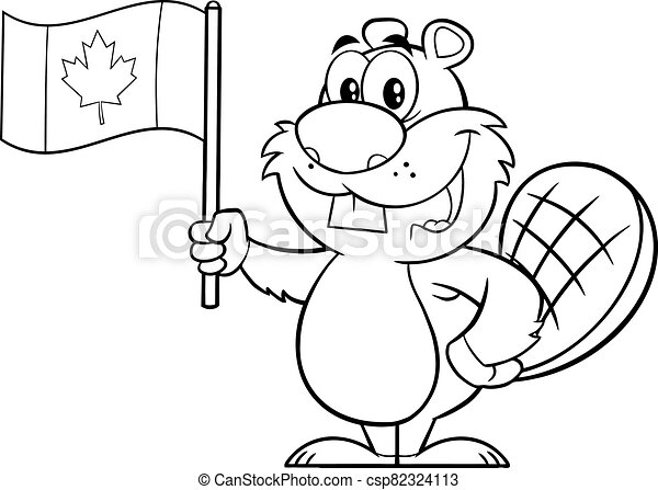 Detail Beaver Clipart Black And White Nomer 37