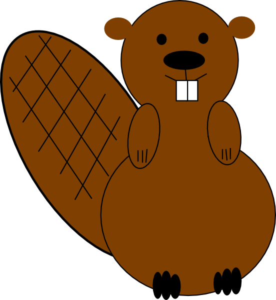 Detail Beaver Clipart Free Nomer 10