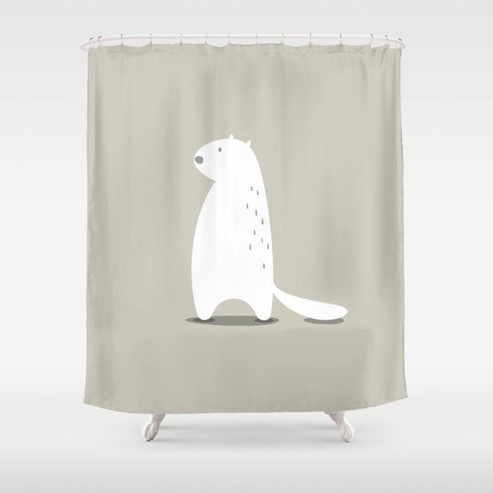 Beaver Shower Curtain - KibrisPDR