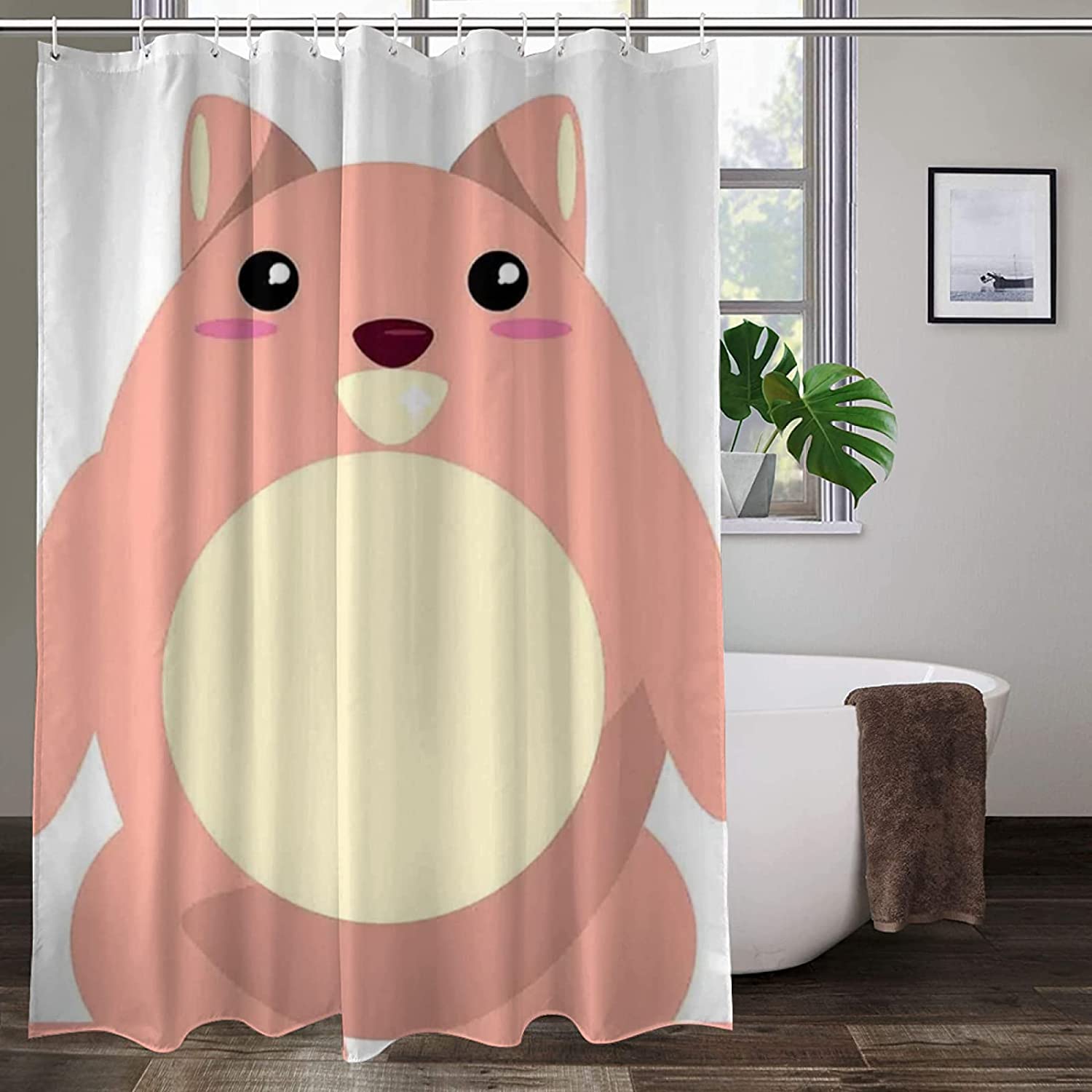 Detail Beaver Shower Curtain Nomer 32