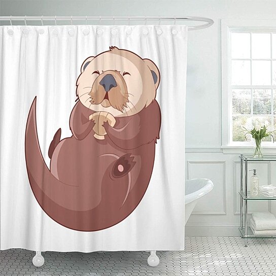 Detail Beaver Shower Curtain Nomer 43