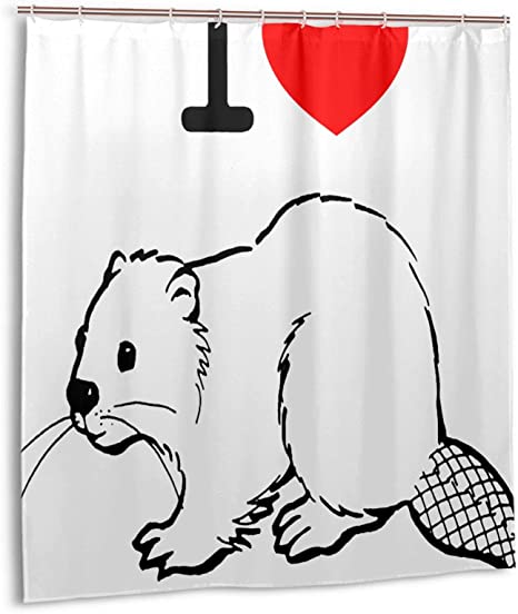 Detail Beaver Shower Curtain Nomer 8