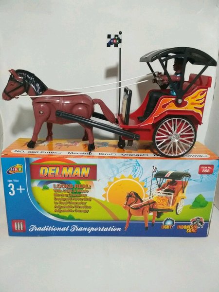 Detail Becak Mewarnai Gambar Delman Nomer 11