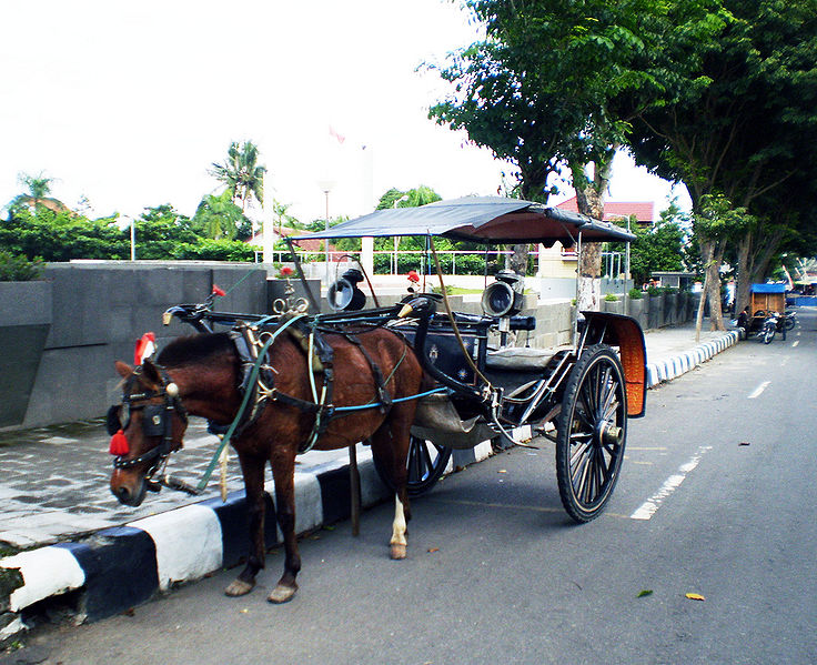 Detail Becak Mewarnai Gambar Delman Nomer 23