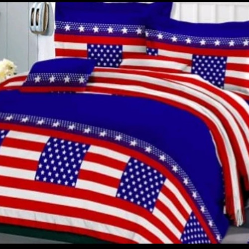 Detail Bed Cover Bendera Amerika Nomer 55