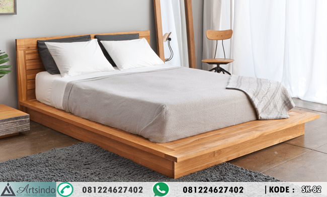 Detail Bed Frame Kayu Nomer 11