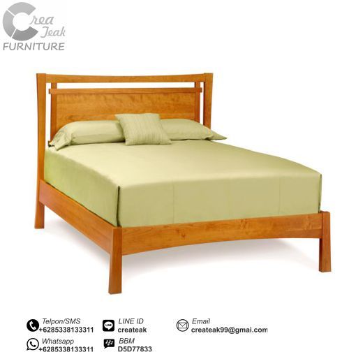 Detail Bed Frame Kayu Nomer 19