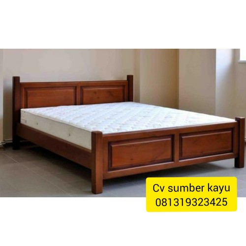 Detail Bed Frame Kayu Nomer 20