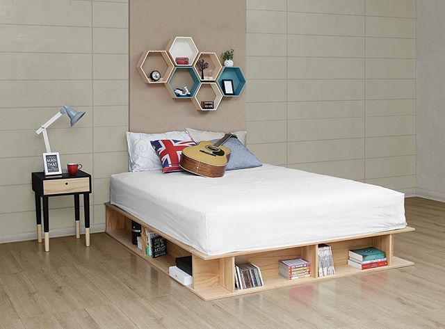 Detail Bed Frame Kayu Nomer 21