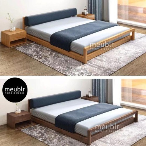 Detail Bed Frame Kayu Nomer 22