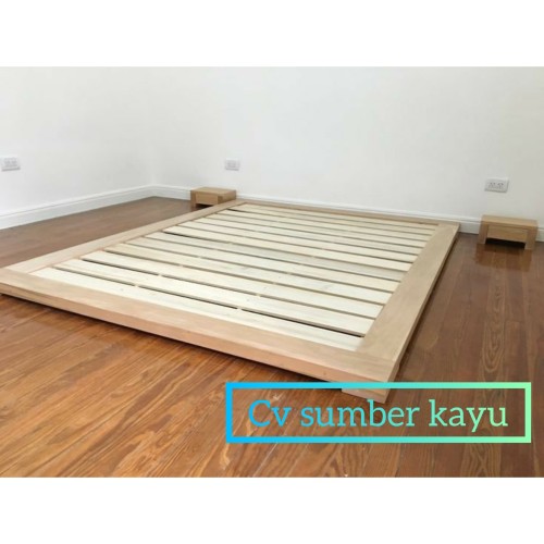 Detail Bed Frame Kayu Nomer 26