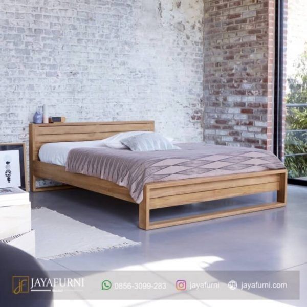 Detail Bed Frame Kayu Nomer 34