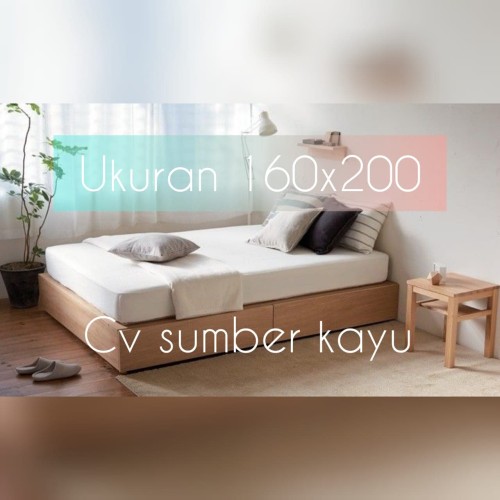 Detail Bed Frame Kayu Nomer 38
