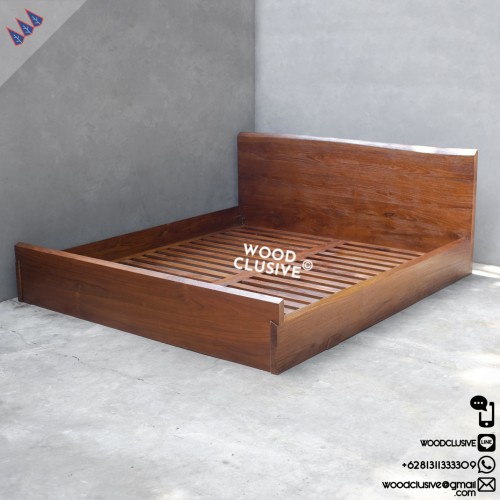 Detail Bed Frame Kayu Nomer 46