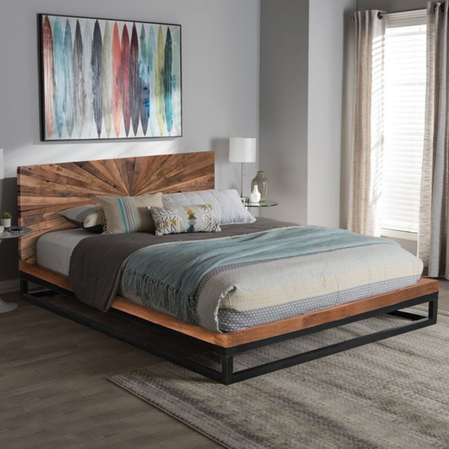 Detail Bed Frame Kayu Nomer 52