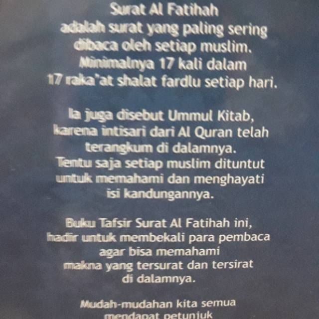 Detail Bedah Surat Al Fatihah Nomer 10