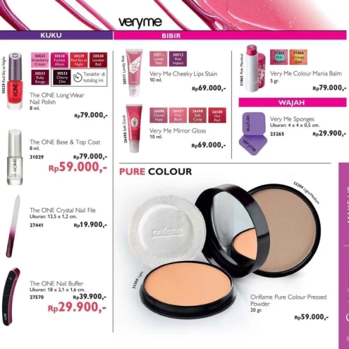 Detail Bedak Pure Colour Nomer 47