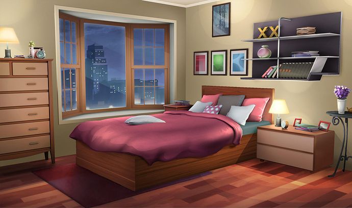 Detail Bedroom Anime Nomer 6