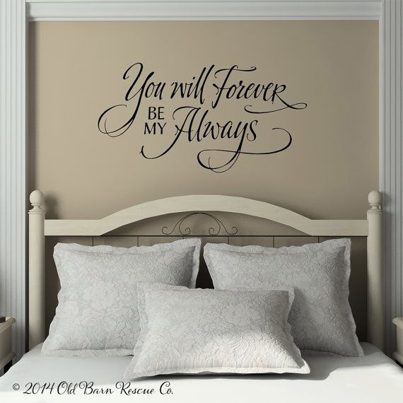 Detail Bedroom Wall Quotes Nomer 54