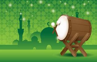 Detail Bedug Ramadhan Vector Nomer 13