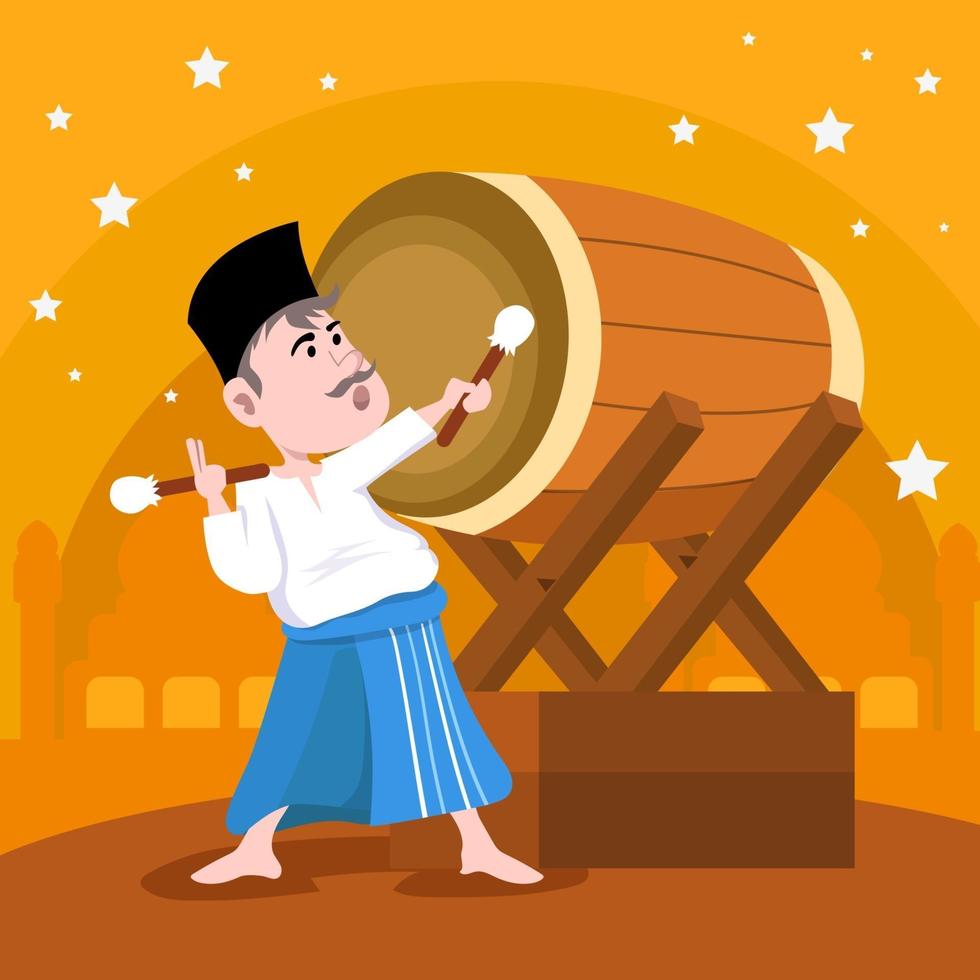 Detail Bedug Ramadhan Vector Nomer 25