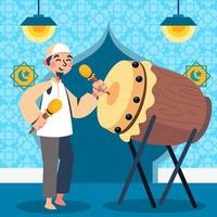 Detail Bedug Ramadhan Vector Nomer 48