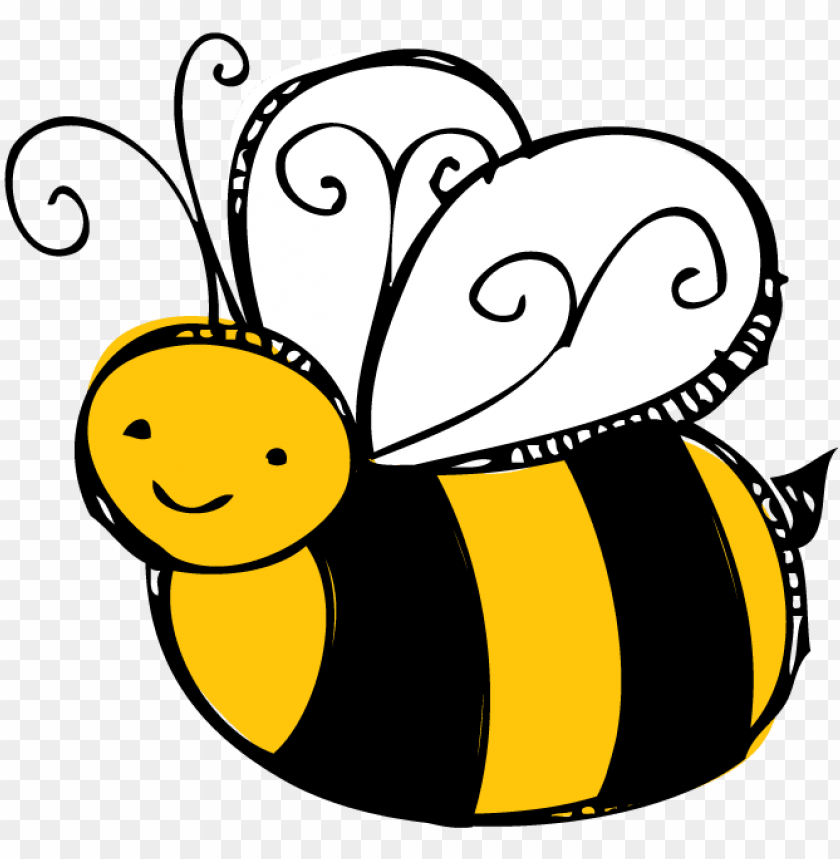 Detail Bee Clipart No Background Nomer 17