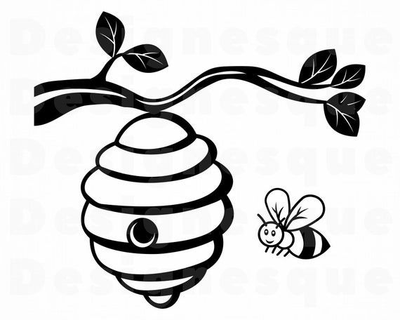 Detail Bee Outline Png Nomer 55