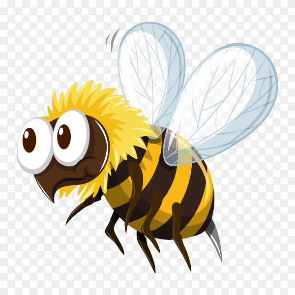 Detail Bee Vector Png Nomer 23