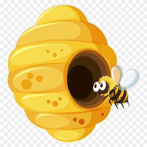 Detail Beehive Transparent Background Nomer 3
