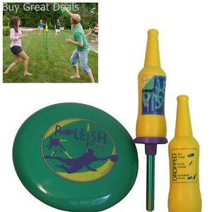 Detail Beer Bottle Game With Frisbee Nomer 20