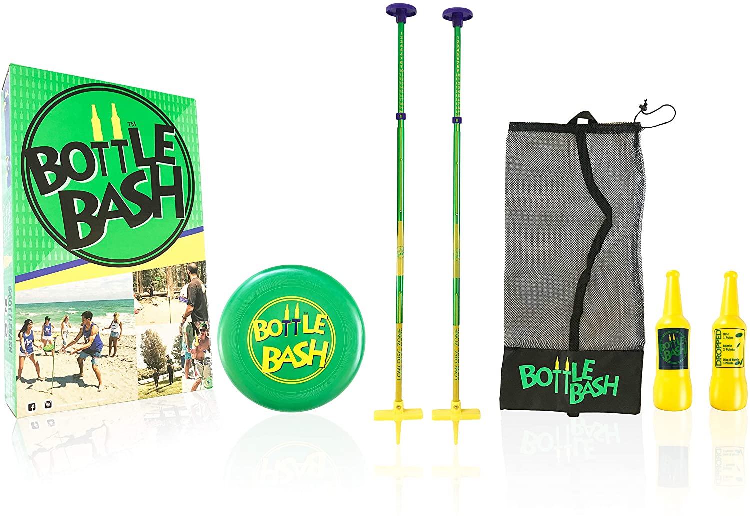 Detail Beer Bottle Game With Frisbee Nomer 31