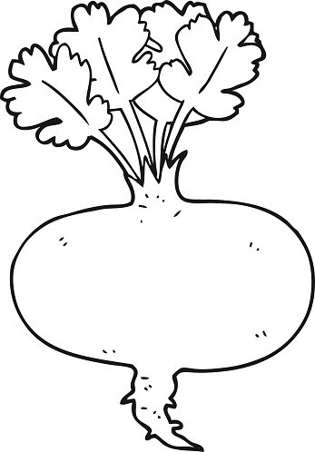 Detail Beet Clipart Black And White Nomer 7